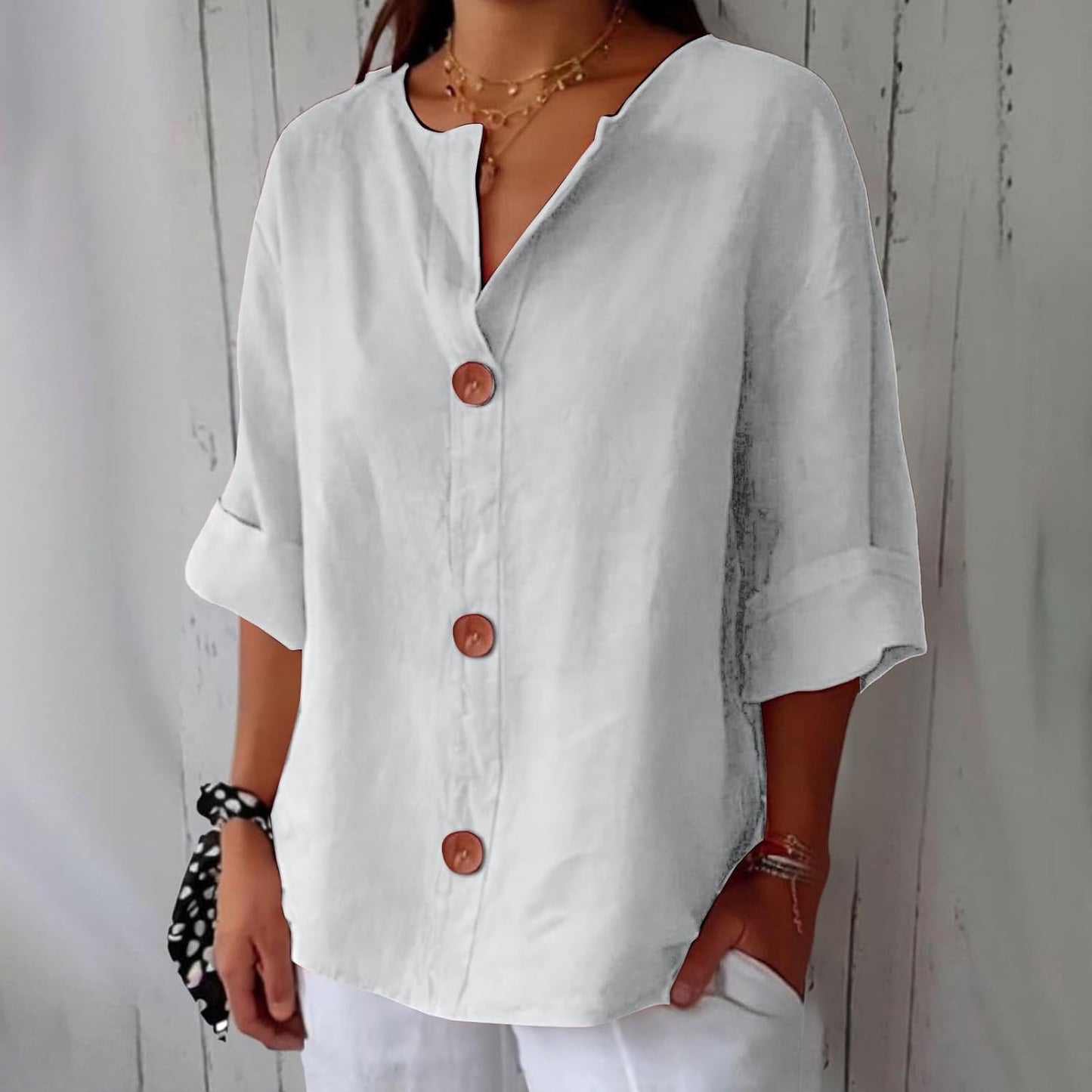 Maison Boulumi™ | Let og luftig sommerbluse
