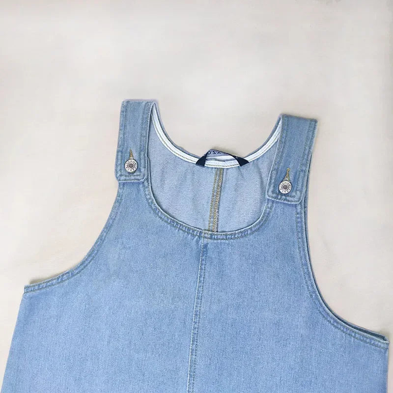 Maison Boulumi™ | Praktisk og Let Denim Sommerkjole