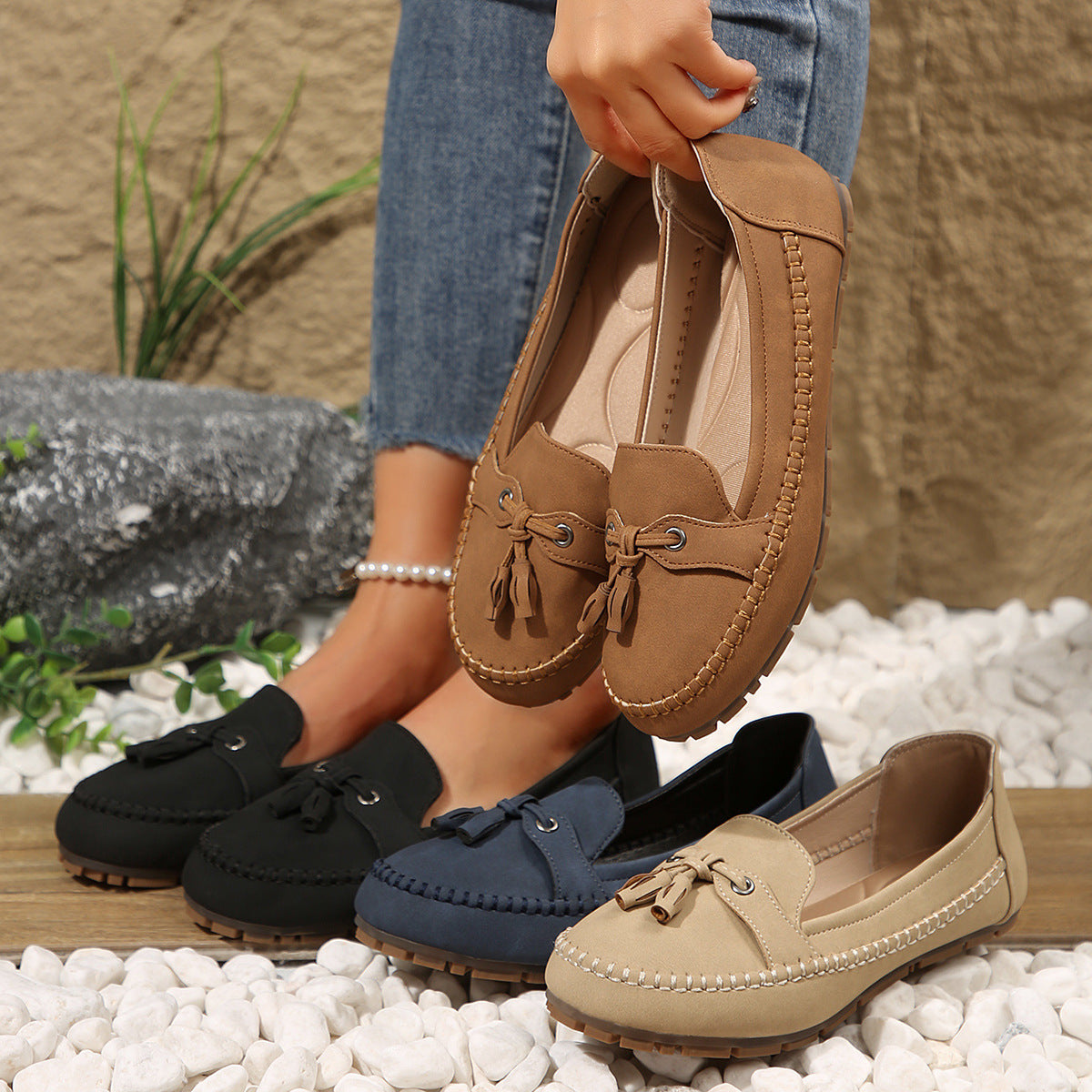 Maison Boulumi - Vintage Bow Loafers