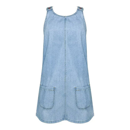 Maison Boulumi™ | Praktisk og Let Denim Sommerkjole